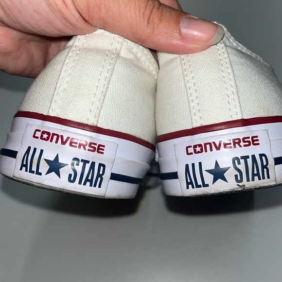Imperfect Converse All Star Chucks low top sneakers women’s size 8 men’s size 6 - Picture 11 of 14